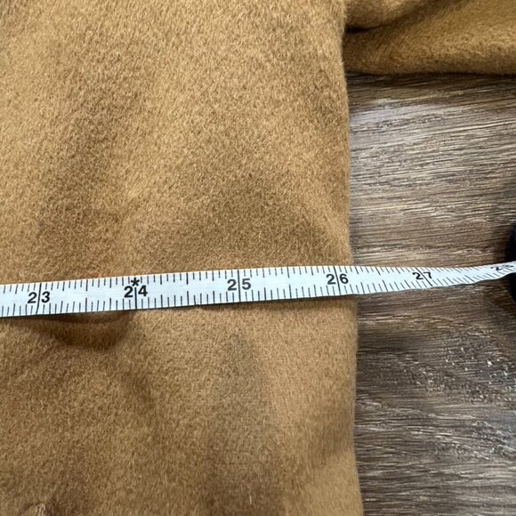 Riccardo Fazzi Cashmere Wool Blend Single Breast Men's Camel Coat 3XL - Picture 11 of 15